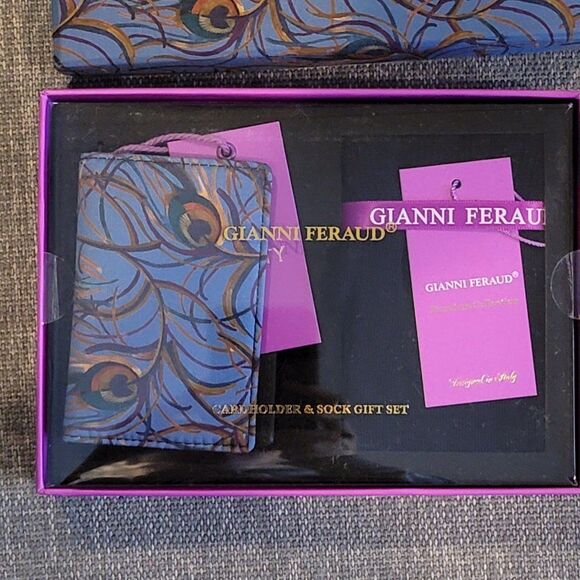 Gianni Feraud Cardholder & Socks Gift Set - Picture 8 of 9